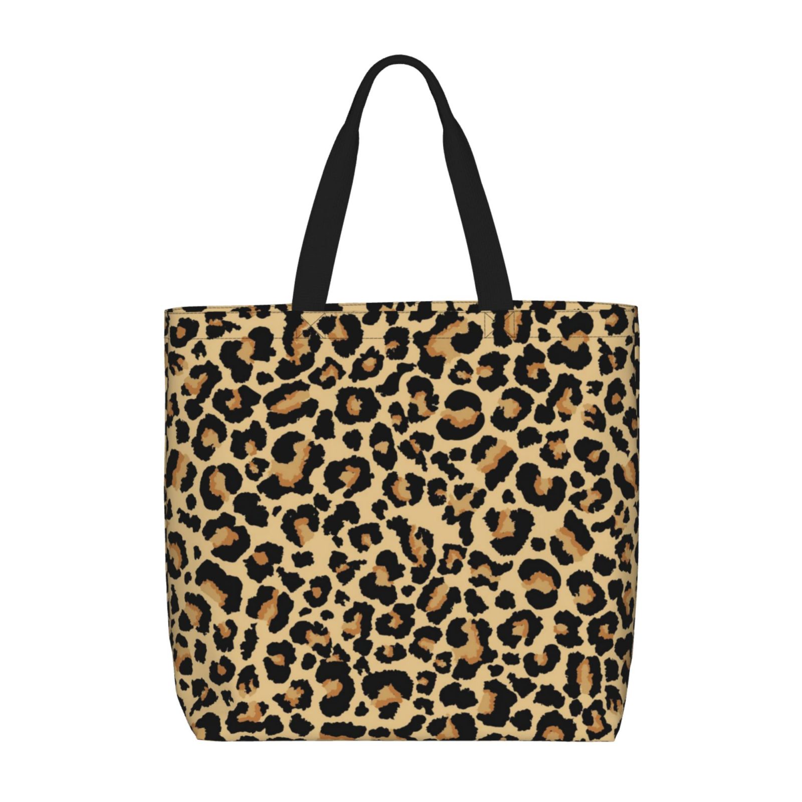 Wolf & hot Badger Large Leopard Print Grab Bag