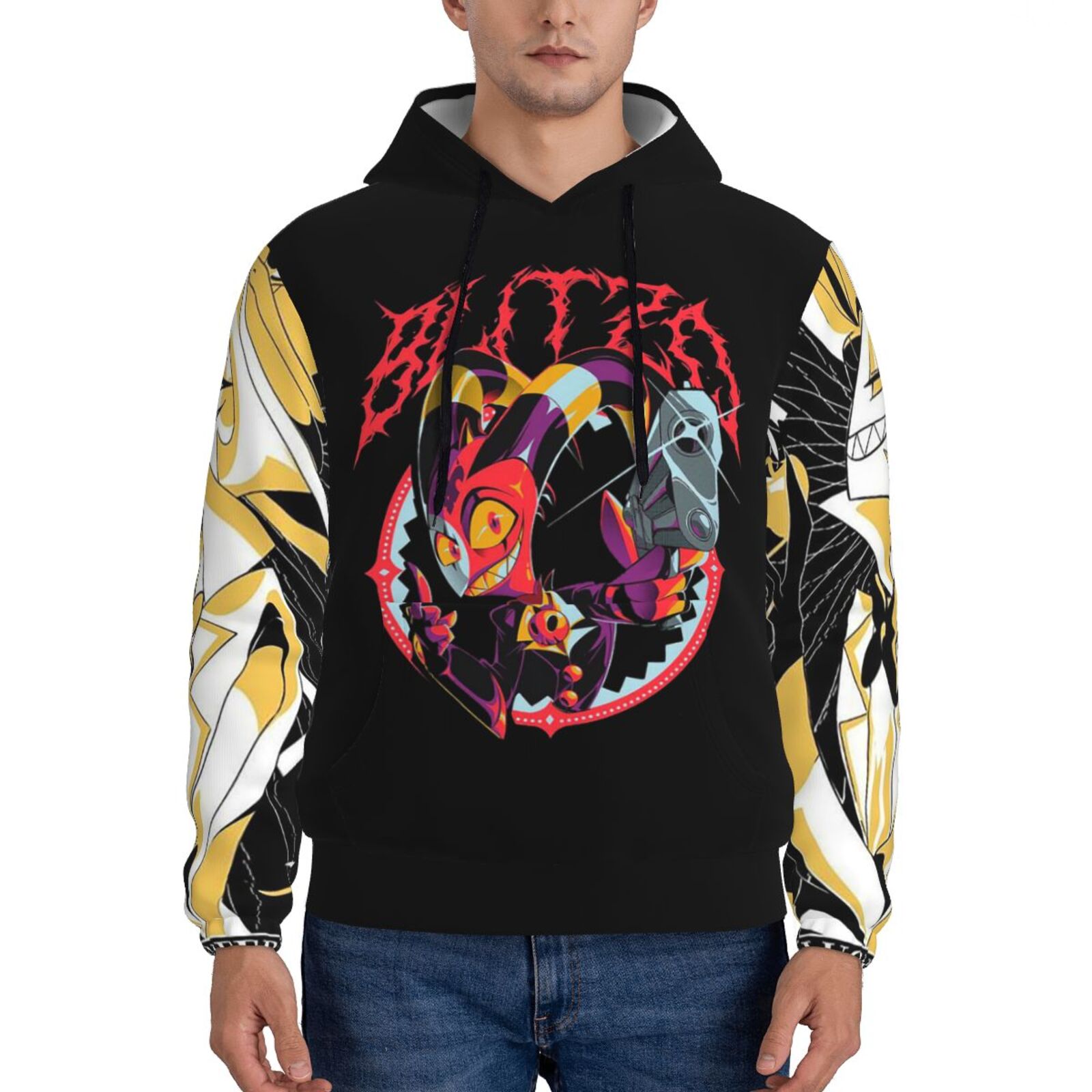 Anime Hazbin Hotel Alastor Charlie OC Graphic oversize Sweatshirt ...