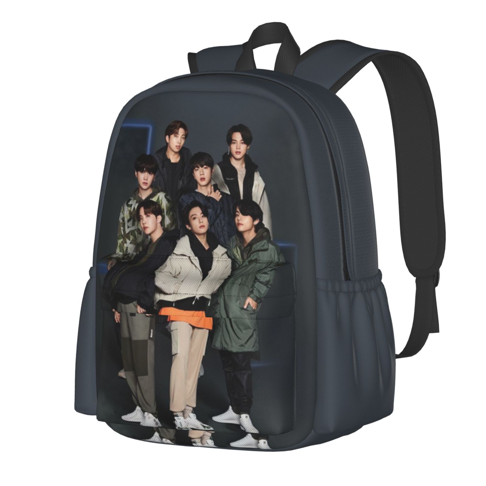 BTS Backpack K-POP Backpack BTS Merch Mochila Large Capacity Leisure ...